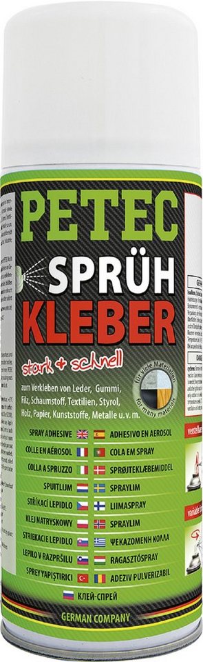 Petec Kleberspachtel Petec Sprühkleber Kontaktkleber Montageklebstoff 400 ml 94340 von Petec