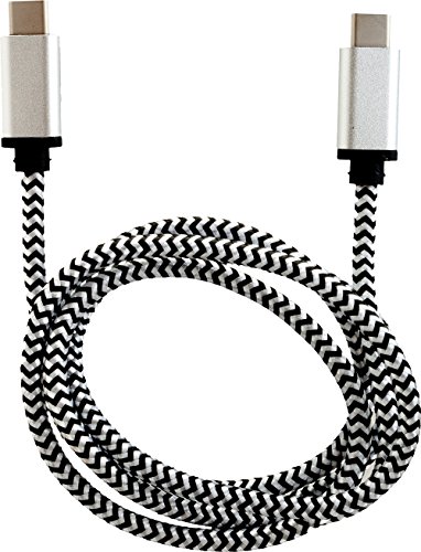 Peter Jäckel 15420 1m USB C USB C schwarz - USB Kabel (3.0 USB (USB 3.1 Gen 1), C, männlich/männlich, rechts) von Peter Jäckel