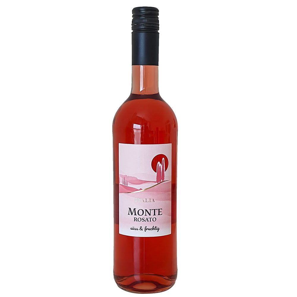 Monte Rosato Rose Italien lieblich 0,75l von Peter Mertes