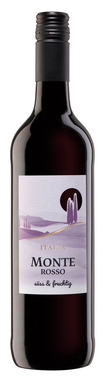 Peter Mertes Rotwein Monte Rosso Lieblich Italien 1 x 0,75 L von Peter Mertes