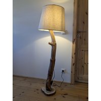 Designer Stehlampe "Oide Hoiz" Aus Kiefer Altholz/Fundholz/ Treibholz | Made in Bavaria von PetersDekostadl