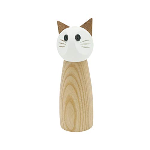 Peterson Housewares Salz- oder Pfeffermühle für Katzen, Holz, Gewürzmühle von Peterson Housewares