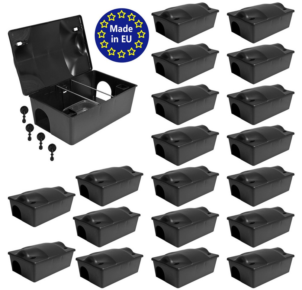 Petigi Lebendfalle 20x Köderstation Multitbox Köderbox Mäusebox Nagerstation Rattenbox Petigi Lebendfalle 20x Köderstation Multitbox Köderbox Mäusebox Nagerstation Rattenbox von Petigi