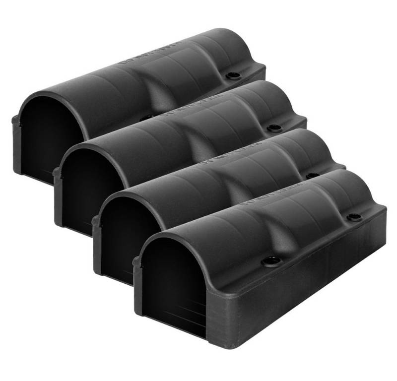 Petigi Lebendfalle 4x Köderbox Köderstation Rohr Mäusebox Rattenbox Falle Nagerstation von Petigi