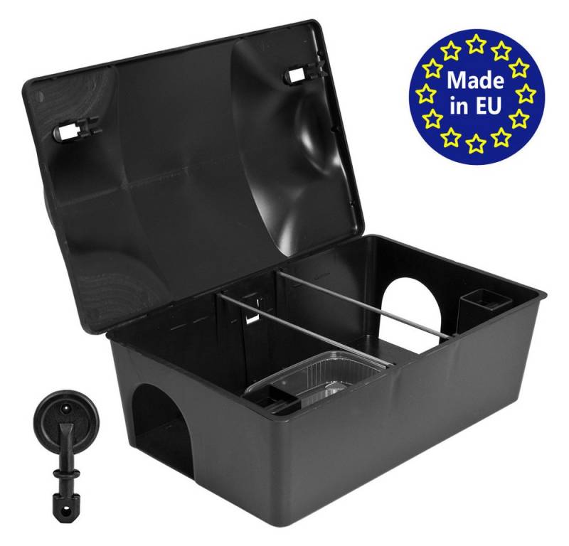 Petigi Lebendfalle 1-30x Köderstation Multibox Nagerstation Köderbox Mäusebox Rattenbox von Petigi