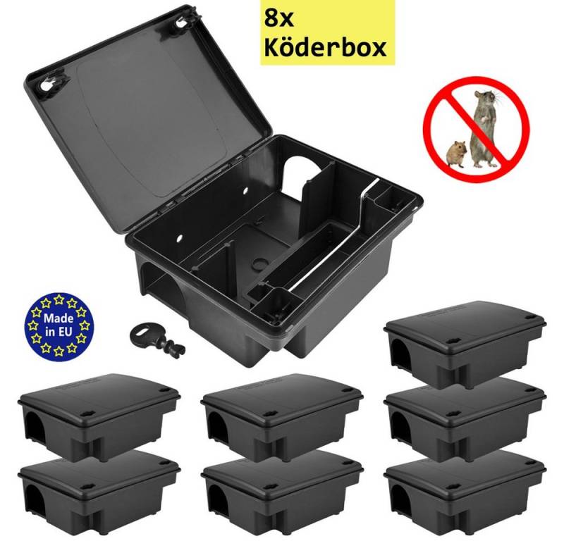 Petigi Lebendfalle 1-30x Köderstation Nagerköderstation Köderbox Mäusebox Rattenbox Falle von Petigi