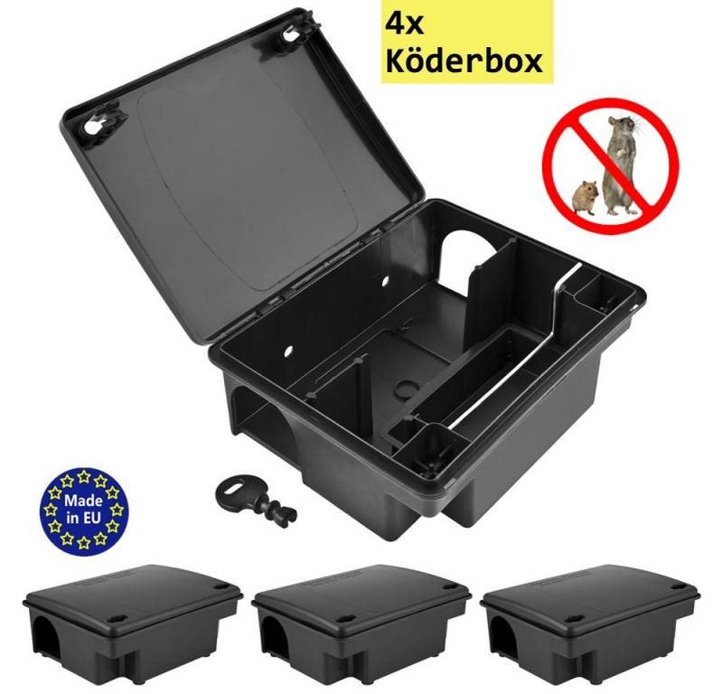 Petigi Lebendfalle 1-30x Köderstation Nagerköderstation Köderbox Mäusebox Rattenbox Falle von Petigi