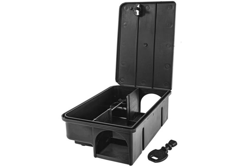 Petigi Lebendfalle 1x Köderstation Ratten Mäuse Köderbox Mausfalle Rattenköderbox von Petigi