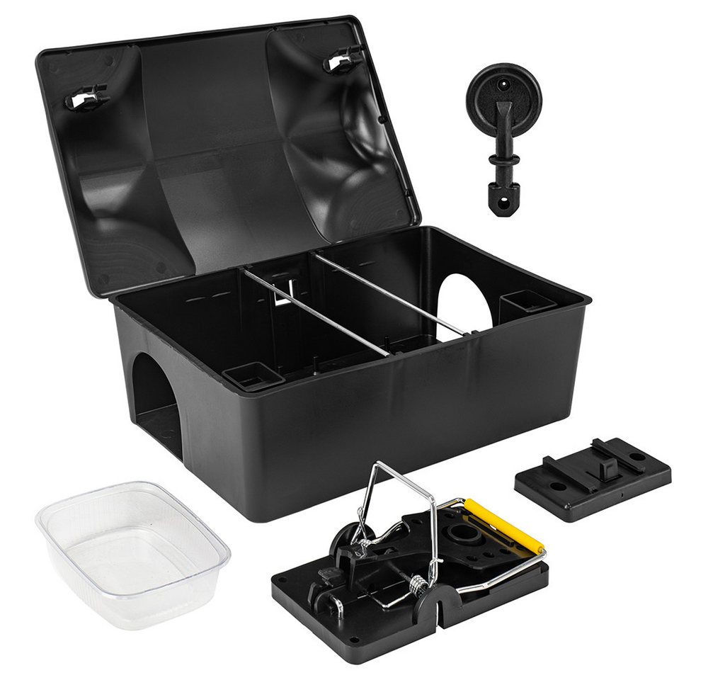 Petigi Lebendfalle Köderstation Köderbox Mäusebox Rattenbox Nagerköderstation Box Auswahl von Petigi