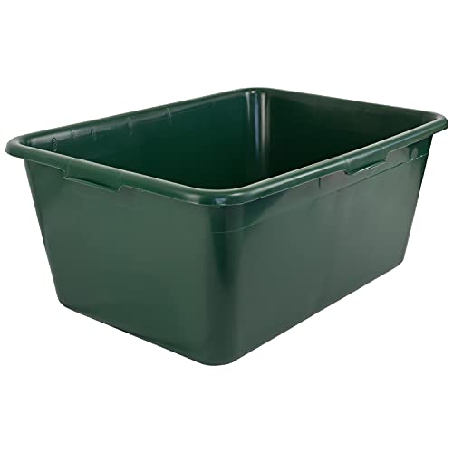 Petigi Wildwanne Wanne Gross Lebensmittelecht XXL Groß Eckig 90 Liter Kunststoffwanne Plastikwanne Kunststoff Behälter Garten Wassertrog rechteckig Grün Petigi Wildwanne Wanne Gross Lebensmittelecht XXL Groß Eckig 90 Liter Kunststoffwanne Plastikwanne Kunststoff Behälter Garten Wassertrog rechteckig Grün von Petigi