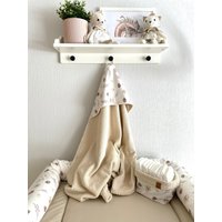 Beige Kapuzenhandtuch Für Babys, Beiges Frottee Handtuch von PetitBabu