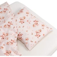 Rosa Blumen Bettwäsche Set, Bettbezug Und Kissenbezug, Baumwolle Für Mädchen, Baby Bett Set von PetitBabu