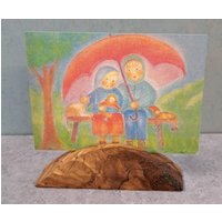 Postkartenhalter, Kartenhalter Für Jahreszeitentisch, Geburtstag Etc. Im Waldorfstil von PetitVillageShop