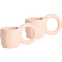 Petite Friture - Donut Espresso Becher, bubble gum (2er-Set) von Petite Friture