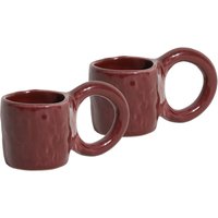 Petite Friture - Donut Espresso Becher, cherry (2er-Set) von Petite Friture