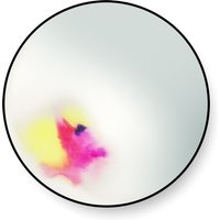 Petite Friture - Francis Wandspiegel large, rosa / gelb von Petite Friture