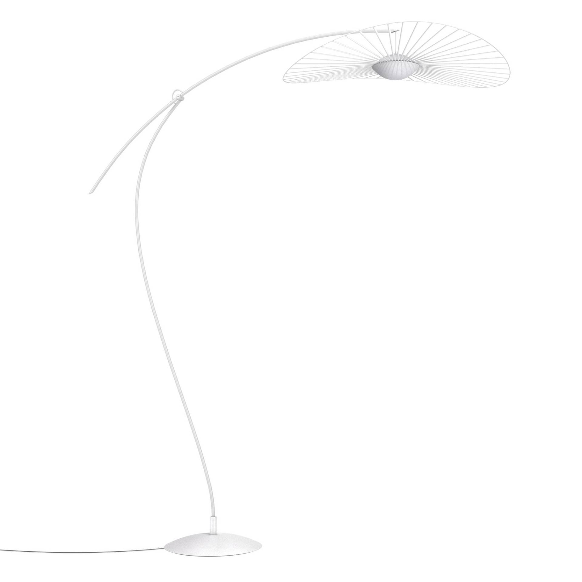 Petite Friture - Vertigo Nova LED Stehleuchte - weiß/pulverbeschichtet/Schirm H x Ø 11,5x110cm/B 230-240cm/H 210-230cm/LED/10W/220-240V... von Petite Friture