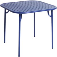 Petite Friture - Week-End Tisch, 85 x 85 cm / blau von Petite Friture
