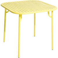 Petite Friture - Week-End Tisch, 85 x 85 cm / gelb von Petite Friture