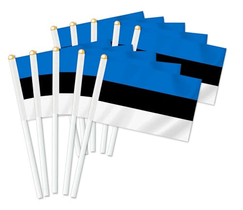 25 Stück Estland Handheld Flagge,Estländer Dekor Hand gehalten Hold Fahne, Dekoration Banner hand Estonia 25 Stück Estland Handheld Flagge,Estländer Dekor Hand gehalten Hold Fahne, Dekoration Banner hand Estonia von Petite Pine