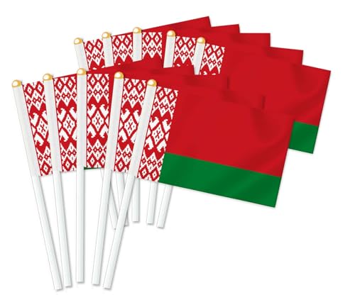 25 Stück Weißrussland Handheld Flagge,Weißrussische Dekor Hand gehalten Hold Fahne, Dekoration Banner hand Belarus 25 Stück Weißrussland Handheld Flagge,Weißrussische Dekor Hand gehalten Hold Fahne, Dekoration Banner hand Belarus von Petite Pine