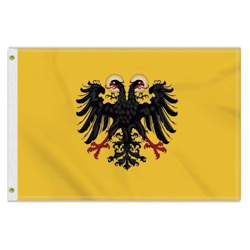 60×90 CM Heiliger Geist Römisches Reich Flagge, 2×3FT Medium 150D Deutscher Römische banner,Strapazierfähige Doube-Seitendruck Dekor Messingösen Medium Holly Roman 60×90 CM Heiliger Geist Römisches Reich Flagge, 2×3FT Medium 150D Deutscher Römische banner,Strapazierfähige Doube-Seitendruck Dekor Messingösen Medium Holly Roman von Petite Pine