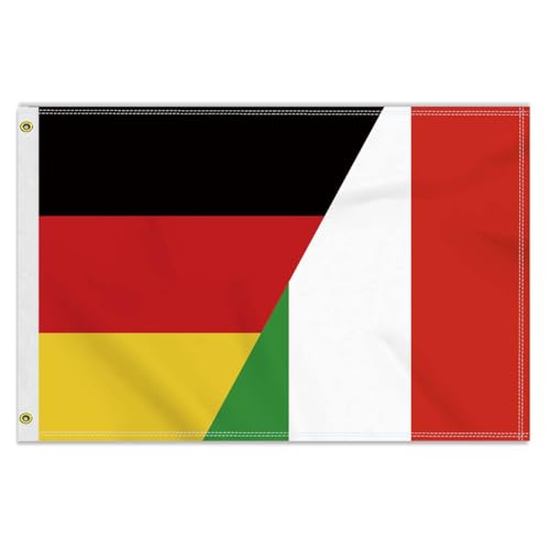 Große 60×90 CM Italien Deutsch Flagge, 2×3FT Medium 150D Italienisch banner,Strapazierfähige Doube-Seitendruck Dekor Messingösen Medium Italy Große 60×90 CM Italien Deutsch Flagge, 2×3FT Medium 150D Italienisch banner,Strapazierfähige Doube-Seitendruck Dekor Messingösen Medium Italy von Petite Pine