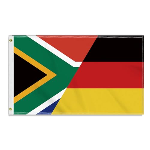 Große 90×150 CM Südafrika Deutschland Flagge,großes 150D Deutsch Südafrika Freundschafts banner,Strapazierfähige Doube-Seitendruck Dekor Messingösen large South Africa Große 90×150 CM Südafrika Deutschland Flagge,großes 150D Deutsch Südafrika Freundschafts banner,Strapazierfähige Doube-Seitendruck Dekor Messingösen large South Africa von Petite Pine
