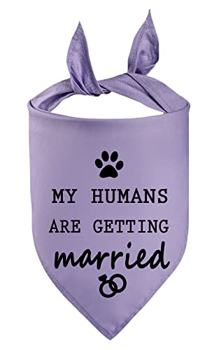 Petitebelle My Human Are Getting Married, Hundehalstuch, Lavendel, Größe M Petitebelle My Human Are Getting Married, Hundehalstuch, Lavendel, Größe M von Petitebelle