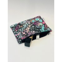 Mäppchen Klein Schwarz Rosa Gepunktet Flach von Petona