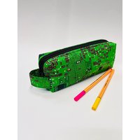 Mäppchen Mit Zwei Fächern Platine Grün Schwarz Mäppchen Mit Zwei Fächern Platine Grün Schwarz von Petona