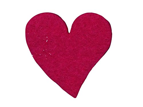 Petra's Bastel-News 100x Herz 25 mm Glitzerfilz 1 mm einseitig Glitzer Farbe: pink, Fliz, 2,5cm Petra's Bastel-News 100x Herz 25 mm Glitzerfilz 1 mm einseitig Glitzer Farbe: pink, Fliz, 2,5cm von Petra's Bastel-News