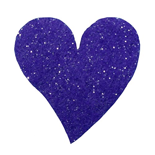 Petra's Bastel-News 100x Herz 25 mm Glitzerfilz 1 mm einseitig Glitzer Farbe: lila, Fliz, 18 x 12 x 3 cm Petra's Bastel-News 100x Herz 25 mm Glitzerfilz 1 mm einseitig Glitzer Farbe: lila, Fliz, 18 x 12 x 3 cm von Petra's Bastel-News