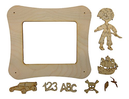 Petra's Bastel-News Bastelartikel Bastelset Stundeplan Pirat bestehend aus 9 Holzteilen und 1 Vordruck Stundenplan aus Karton, Holz, Natur, 32 x 22 x 11 cm Petra's Bastel-News Bastelartikel Bastelset Stundeplan Pirat bestehend aus 9 Holzteilen und 1 Vordruck Stundenplan aus Karton, Holz, Natur, 32 x 22 x 11 cm von Petra's Bastel News