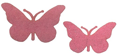 Petra's Bastel News Streuartikel, Fliz, rosa, 18 x 12 x 3 cm, 60-Einheiten von Petra's Bastel News