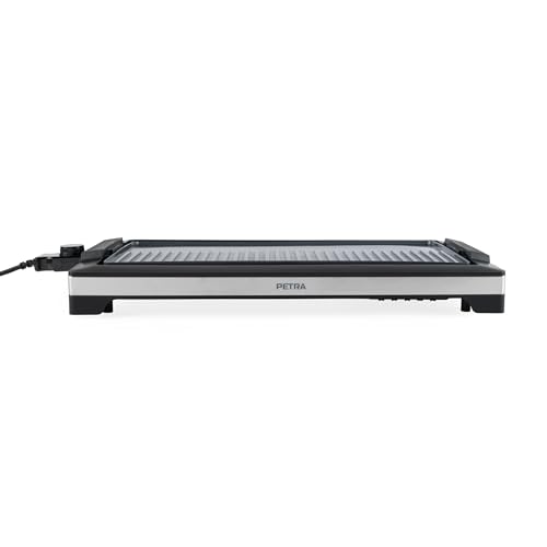 Petra 2 in 1 Elektrischer Grill – Doppelte Antihaft-Kochplatte, Plancha Flachgrill & Grillplatte, Abnehmbare Fettauffangschale, PFAS-frei, Abnehmbarer Temperaturregler, Max. 250°C, 2200W, PT6244VDE Petra 2 in 1 Elektrischer Grill – Doppelte Antihaft-Kochplatte, Plancha Flachgrill & Grillplatte, Abnehmbare Fettauffangschale, PFAS-frei, Abnehmbarer Temperaturregler, Max. 250°C, 2200W, PT6244VDE von Petra