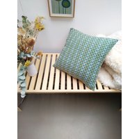 Handgewebter Kissenbezug - Modern, Grafisch, Fröhlich Ein Unikat von PetraMarciniakWovens