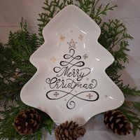 Handbemalter Adventsteller in Tannenbaumform von PetrasMalstube