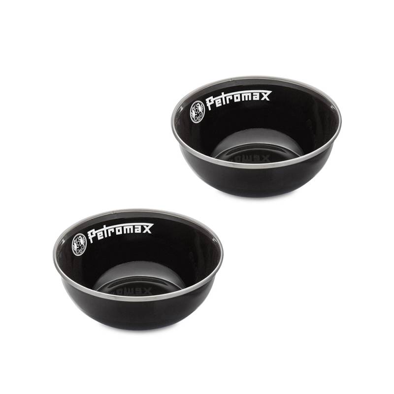 Emaille Schalen 2x Set Black von Petromax