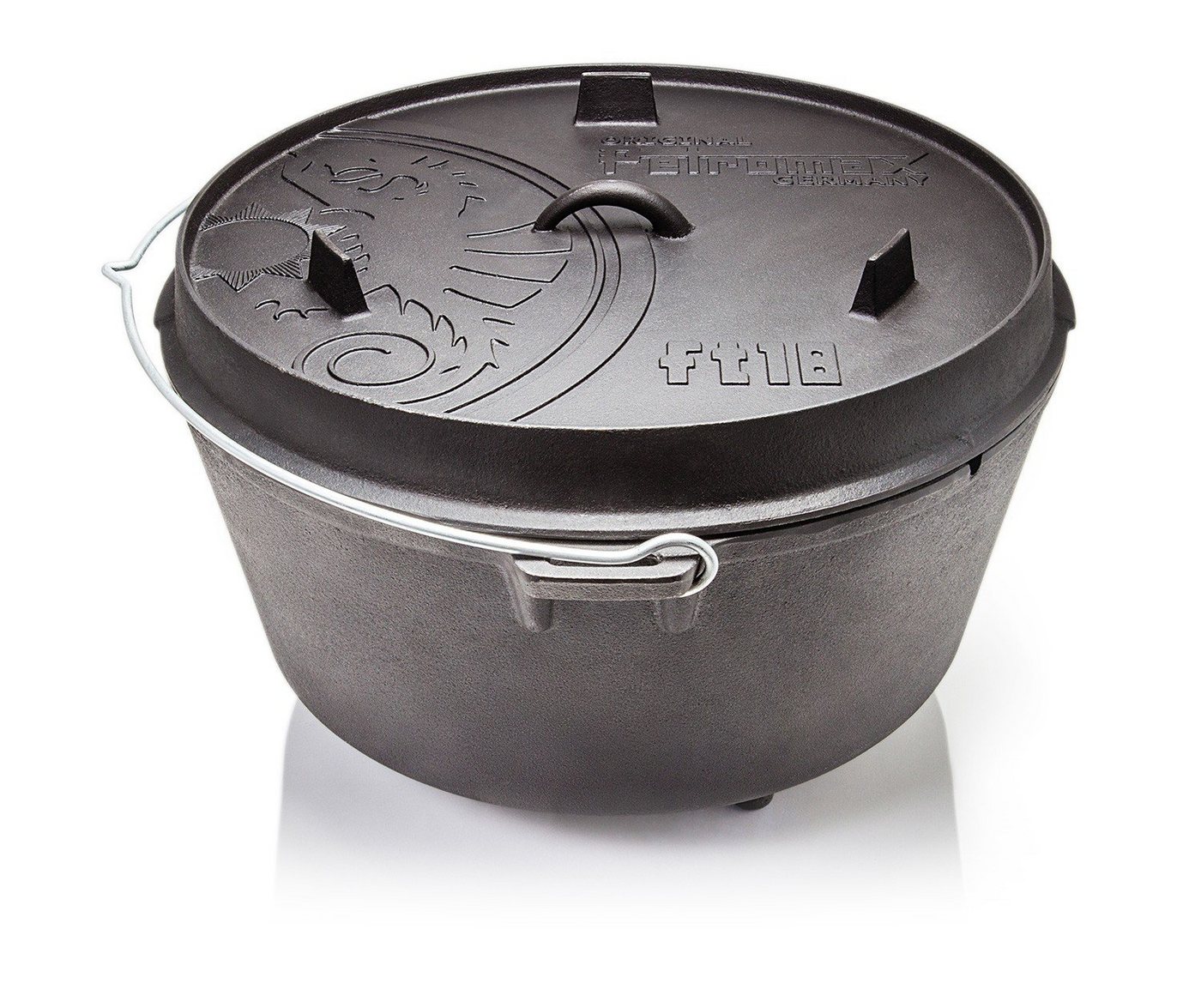 Petromax Bratentopf Petromax Dutch Oven ft18 - mit Füssen, 16,1 L von Petromax