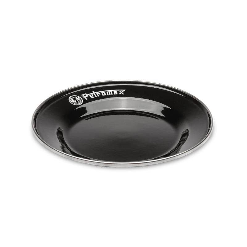 Petromax Emaille Teller 2 Stück Schwarz 22 cm von Petromax
