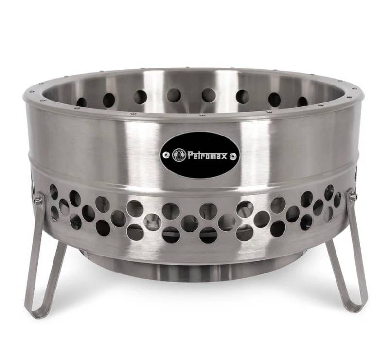 Petromax Feuerschale Tyropit Edelstahl Silber von Petromax