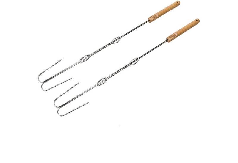Petromax Grillspieß Petromax Lagerfeuer Spieß ls2 mit Zwei umgebogenen Zinken 2 Stück von Petromax