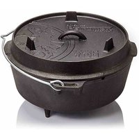 Petromax Gusseisen Feuertopf ft4,5 (Dutch Oven) mit Füßen 3,5 Liter von Petromax