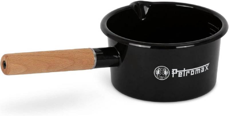Petromax Kochtopf Petromax Emaille Stieltopf schwarz 1 Liter von Petromax