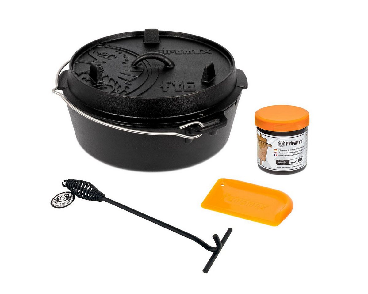 Petromax Schmortopf Petromax Dutch Oven Set ft6t Feuerofen Einsteiger Set 7.6Liter von Petromax