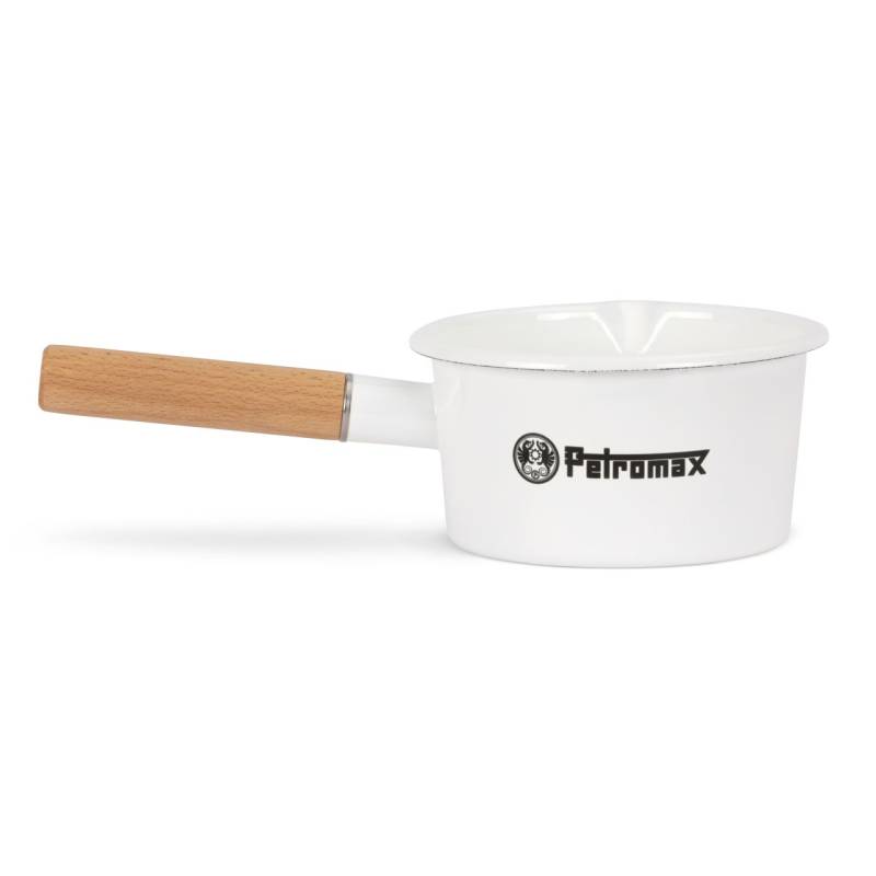 Petromax Stieltopf Emaille 1 Liter weiss von Petromax