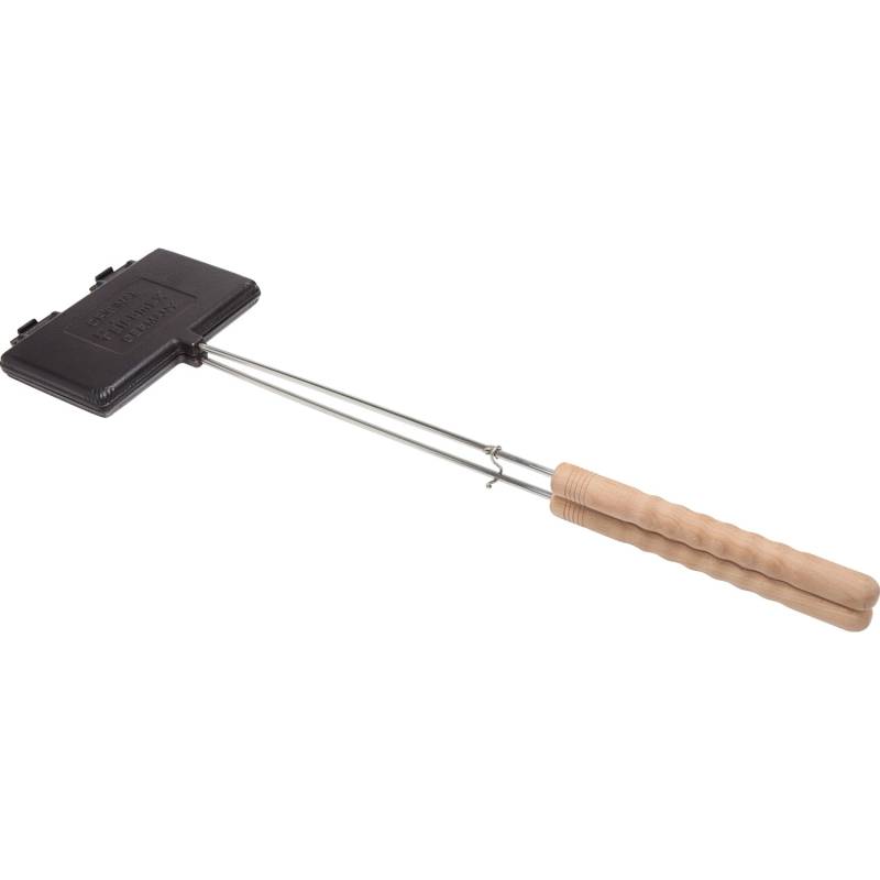 Petromax Waffeleisen WF-Iron Holzgriff Gusseiserne Form von Petromax