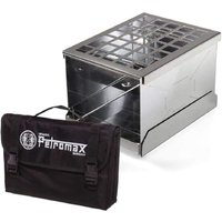 Petromax - Steckherd fb2 Feuerbox Kocher Feuerstelle mit Tasche - silber von Petromax