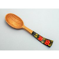 Bemalen Löffel Geschirr Geschenk Für Mutter Folklore Petrikovka Petrykivka Suppenlöffel Ukrainisch Holzlöffel Holzküchenutensilien von Petrykovka